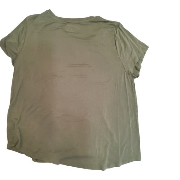 .Aeropostale Seriously Soft Perfect V Neck Tee Size XL Sage colored - Picture 3 of 4